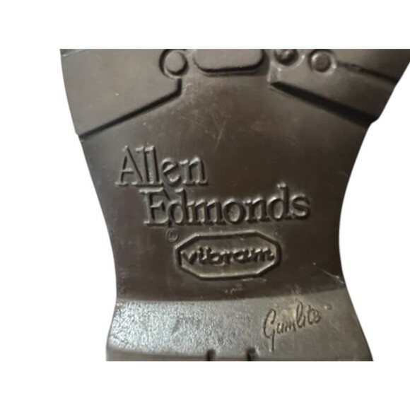 VTG Allen Edmonds Men\'s Brown Dress Shoes Split Toe Derby Made in USA Sz 11 AA main image 3